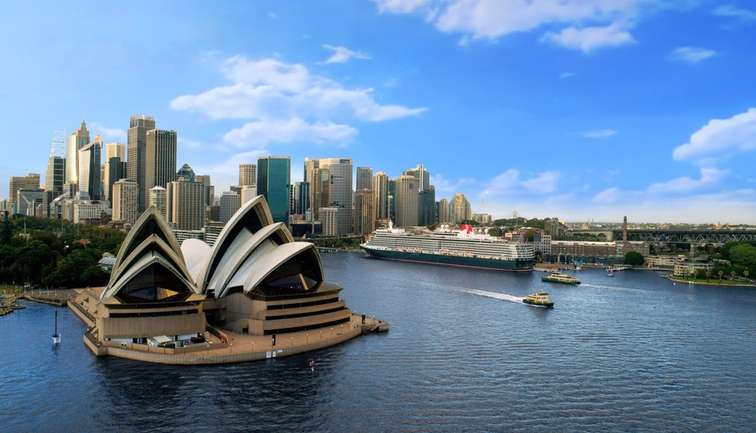 Queen Elizabeth in Sydney, Australia