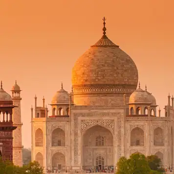 Image related to Champagne with a view of Taj Mahal