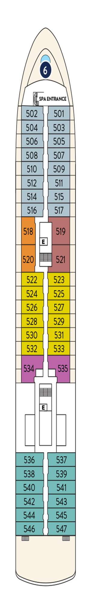 Deck plan for Star Explorer