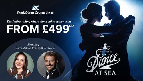Fred. Olsen Dance At Sea -IG promotional banner