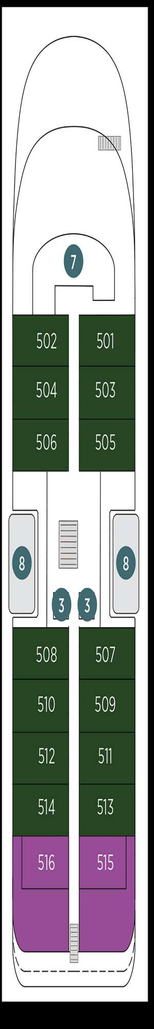 Deck plan for Emerald Azzurra