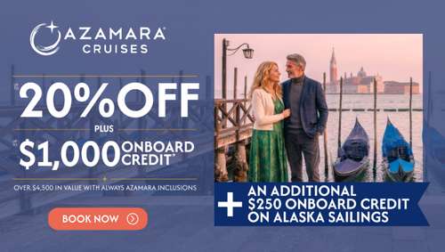Azamara - September flash iglu promotional banner