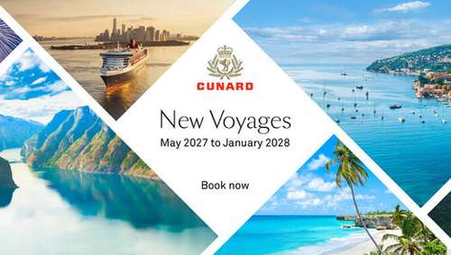 cunard pre reg may iglu promotional banner