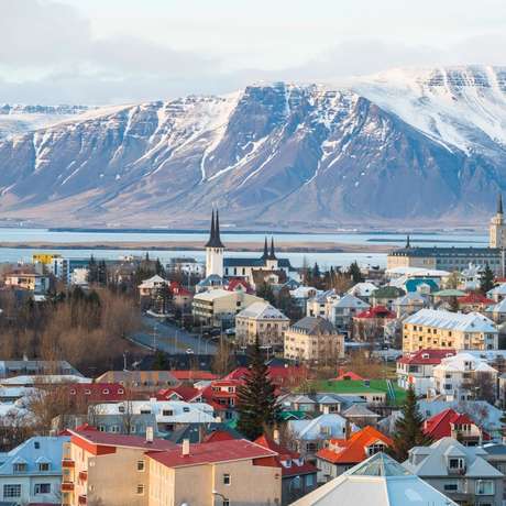 Photo overview of Reykjavik