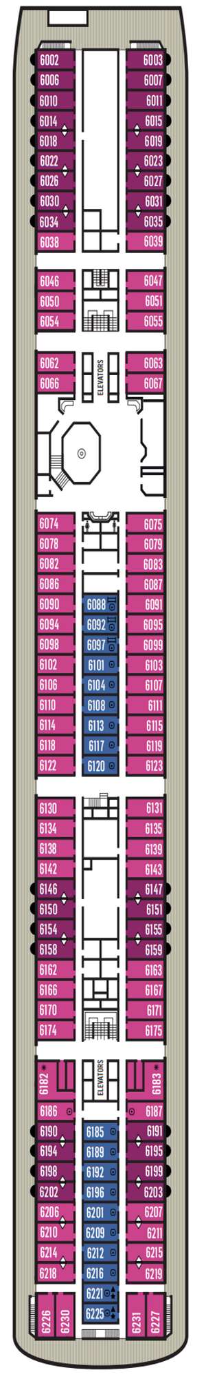 Deck plan for Celestyal Journey