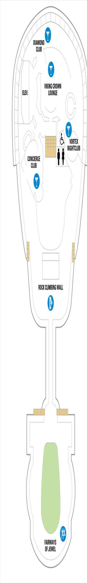 Deck plan for Jewel of the Seas