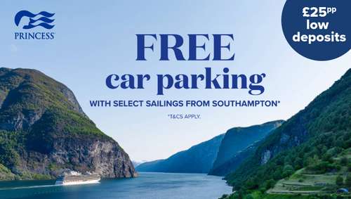 Princess - Iglu - free car parking promotional banner