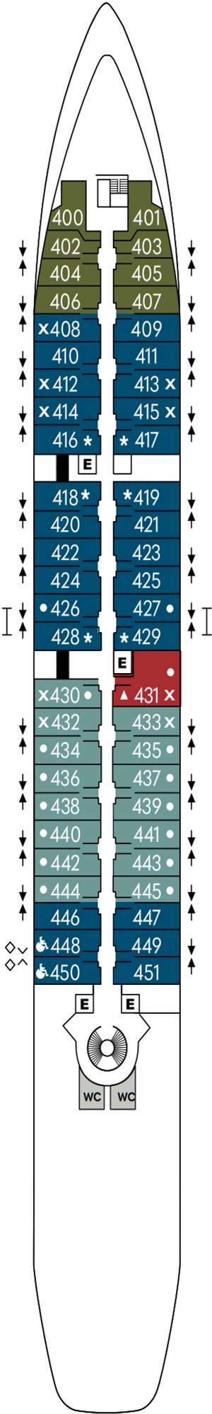 Deck plan for Star Pride