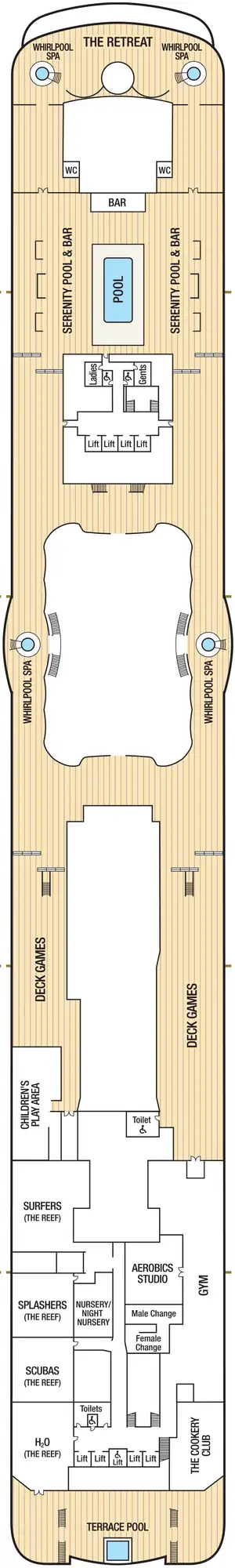 Deck Plan for Britannia | Iglu Cruise