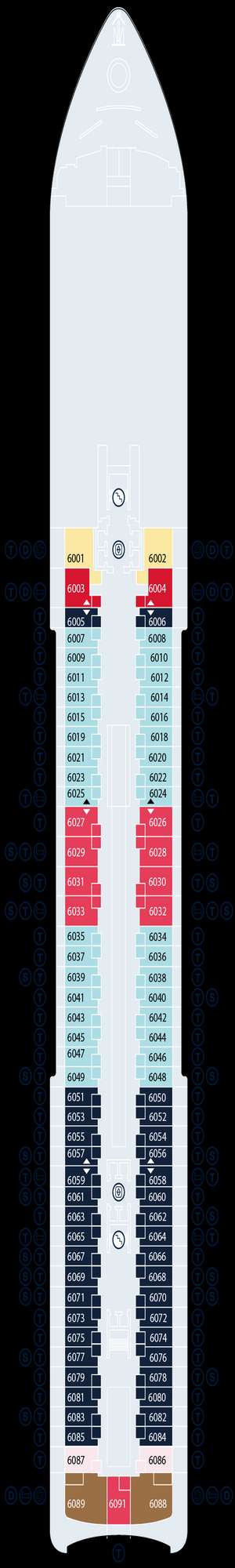 Deck plan for Explora IV