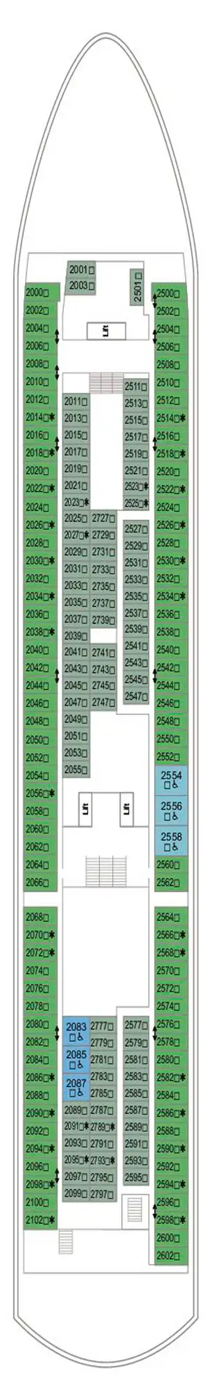 Deck Plan For Marella Discovery 2 Iglu Cruise