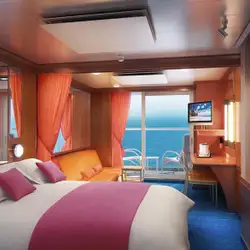 Image related to Aft-Facing Club Balcony Suite