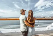 couple overlooking the sea