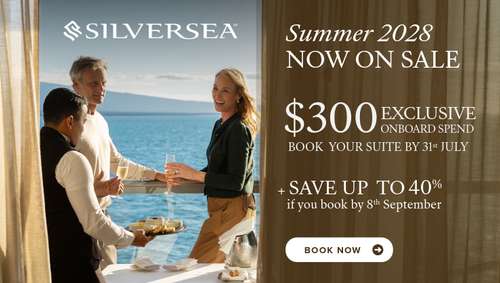 Silversea Summer 2028 Launch - Iglu promotional banner