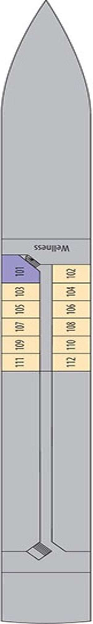 Deck plan for MS Lord Byron