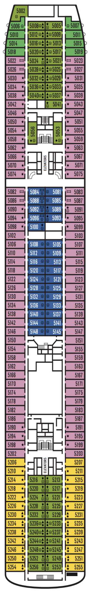 Deck plan for Celestyal Journey