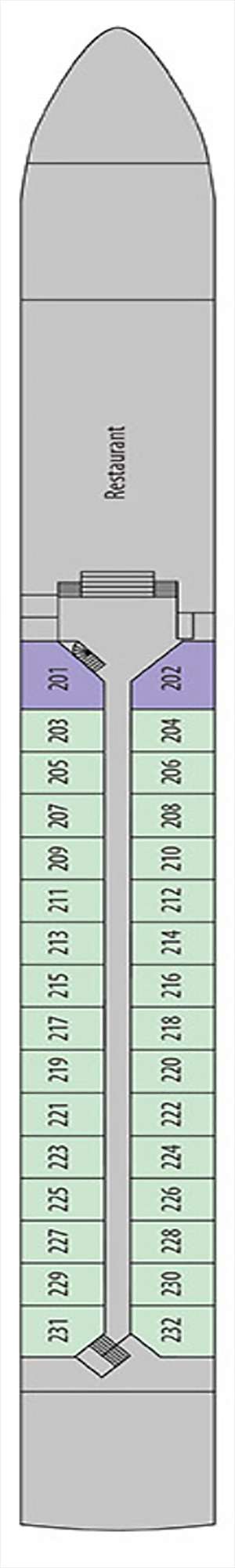 Deck plan for MS Jane Austen