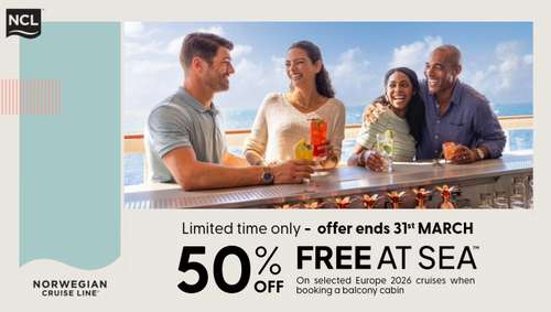 NCL half price fas - IG promotional banner