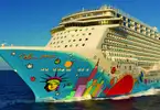 aerial shot of norwegian breakaway