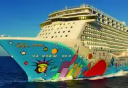 aerial shot of norwegian breakaway