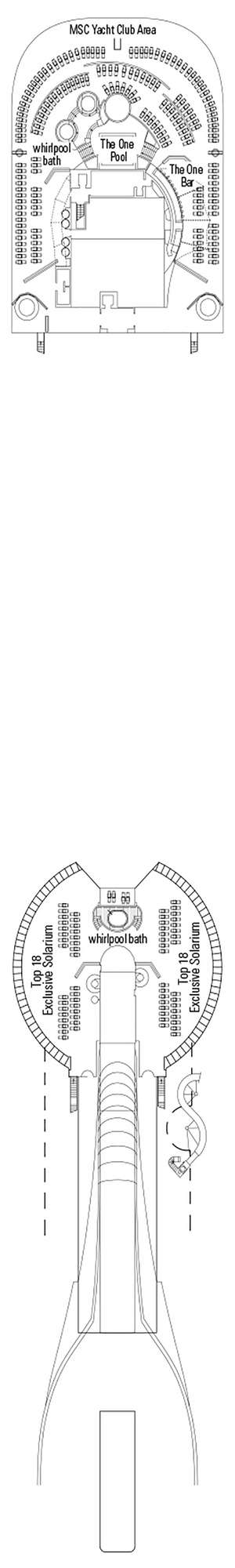 Deck plan for MSC Divina