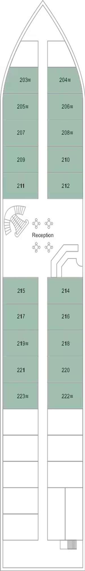 Deck plan for TUI Bahareya