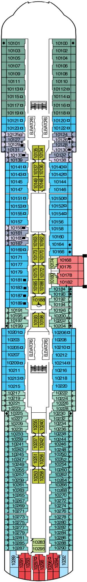 Deck plan for Celebrity Ascent