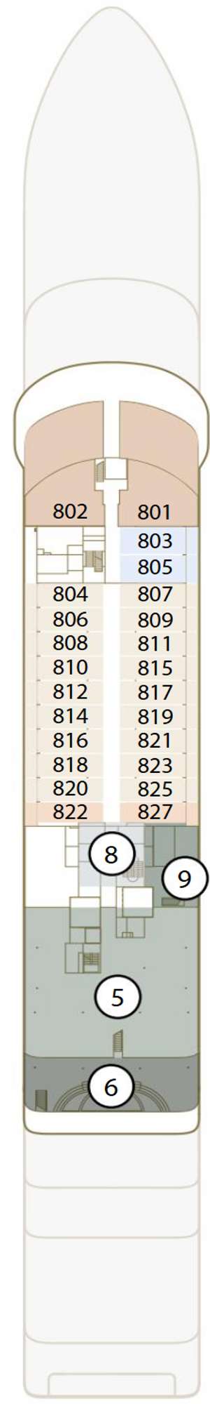 Deck plan for Scenic Ikon