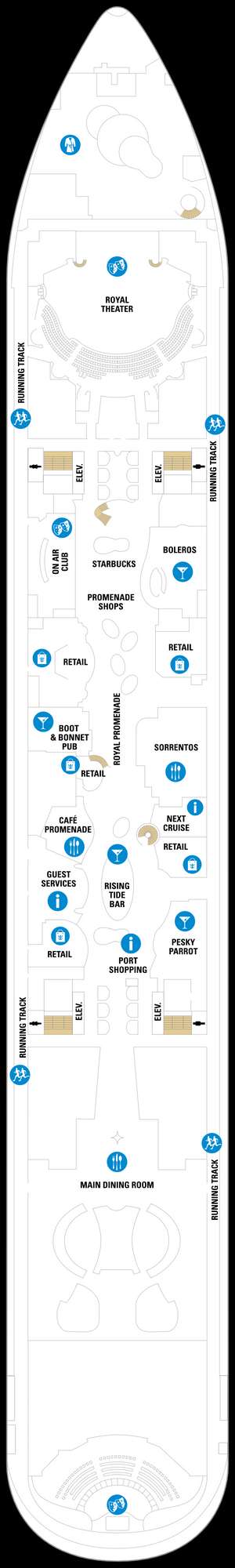 Deck plan for Harmony of the Seas