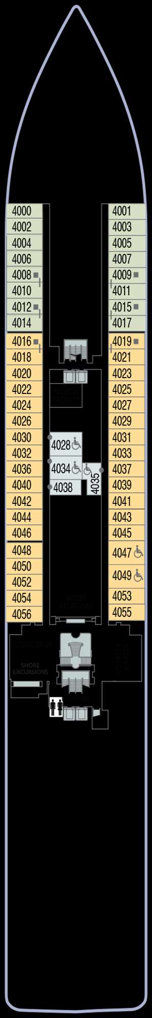 Deck plan for Azamara Journey