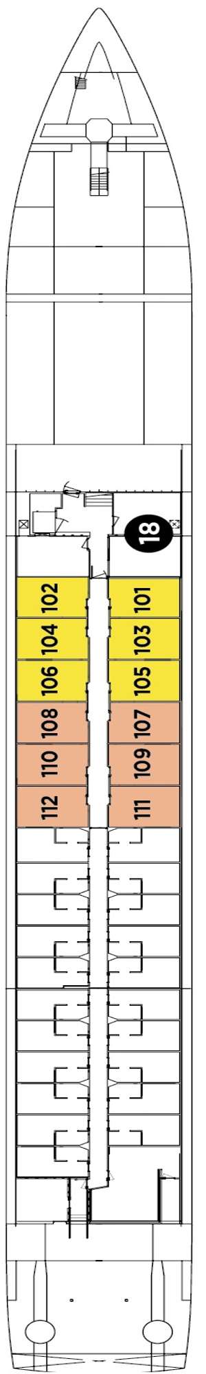 Deck plan for Avalon Tapestry II