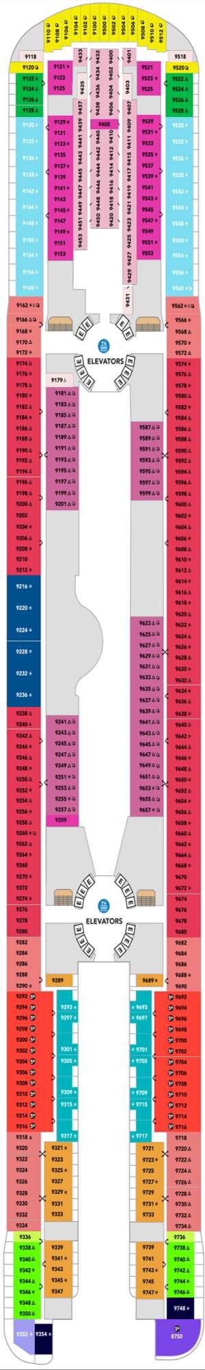 Deck plan for Hero of the Seas