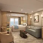 Overview of a Star Balcony Suite
