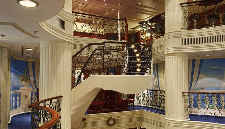 atrium of royal clipper