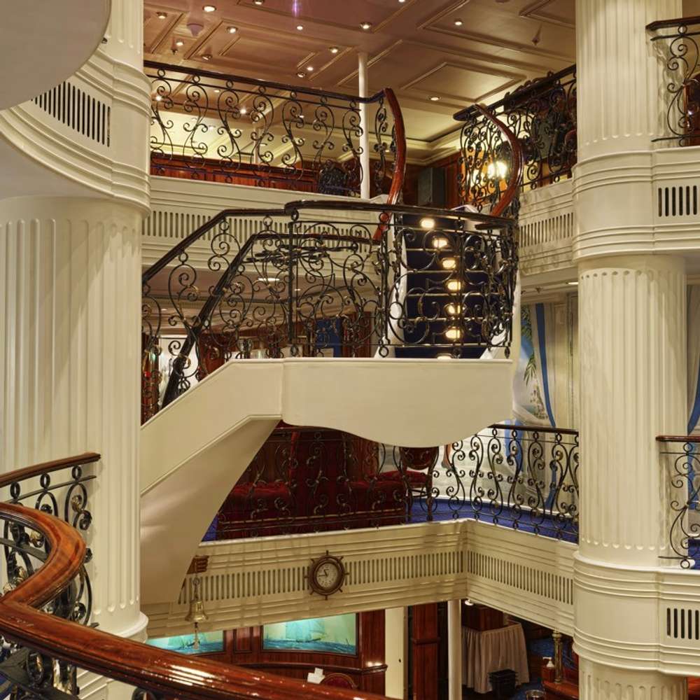 atrium of royal clipper