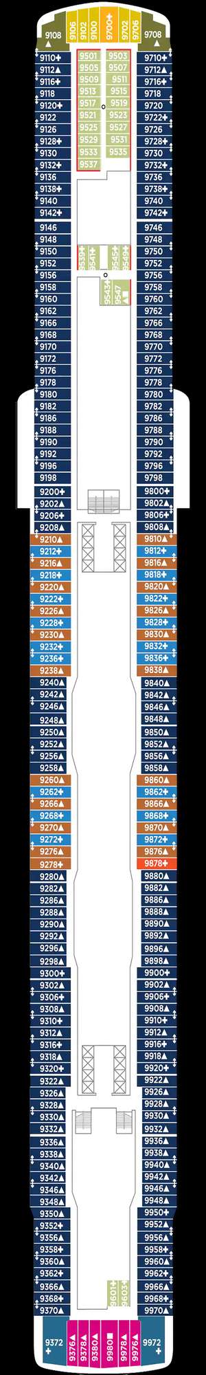 Deck plan for Norwegian Joy