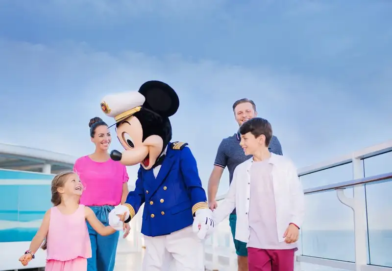 Guests with Captain Mickey