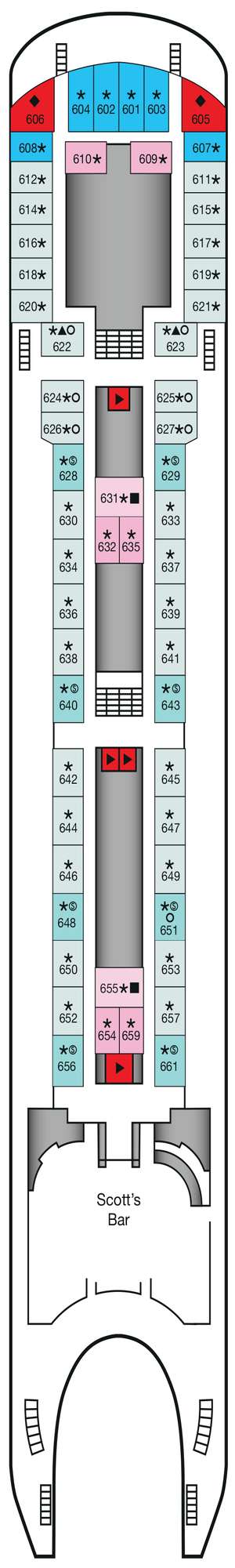 Deck plan for Marco Polo