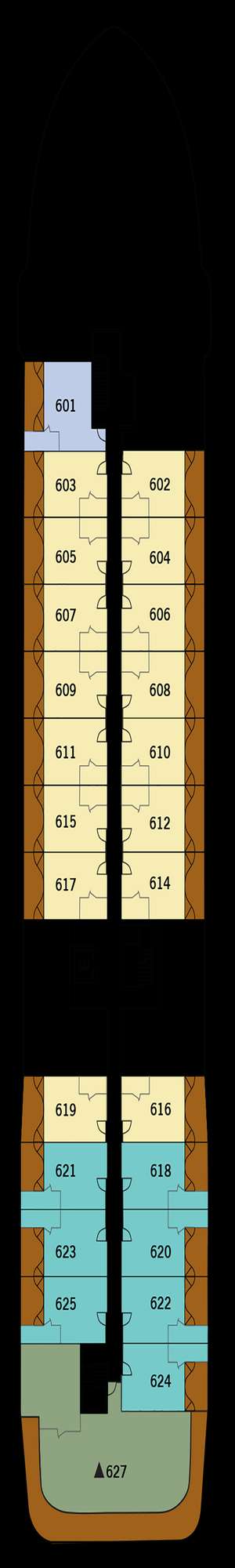 Deck plan for Silver Origin