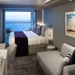 Image related to Edge Stateroom w/ Infinite Veranda (Partial View)