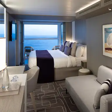 Image related to Edge Stateroom w/ Infinite Veranda (Partial View)