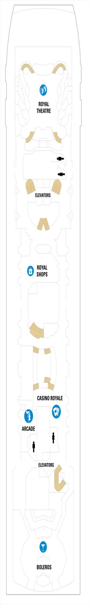 Deck plan for Empress of the Seas