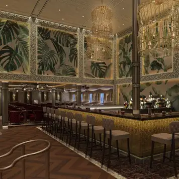 Brass Magnolia Bar