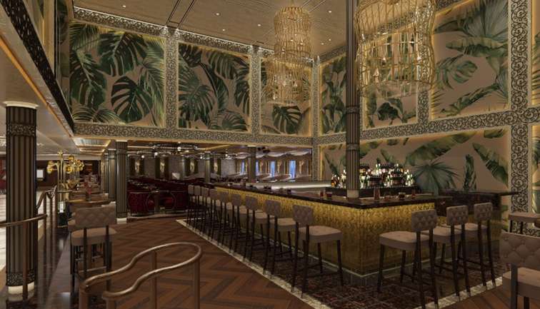 Brass Magnolia Bar