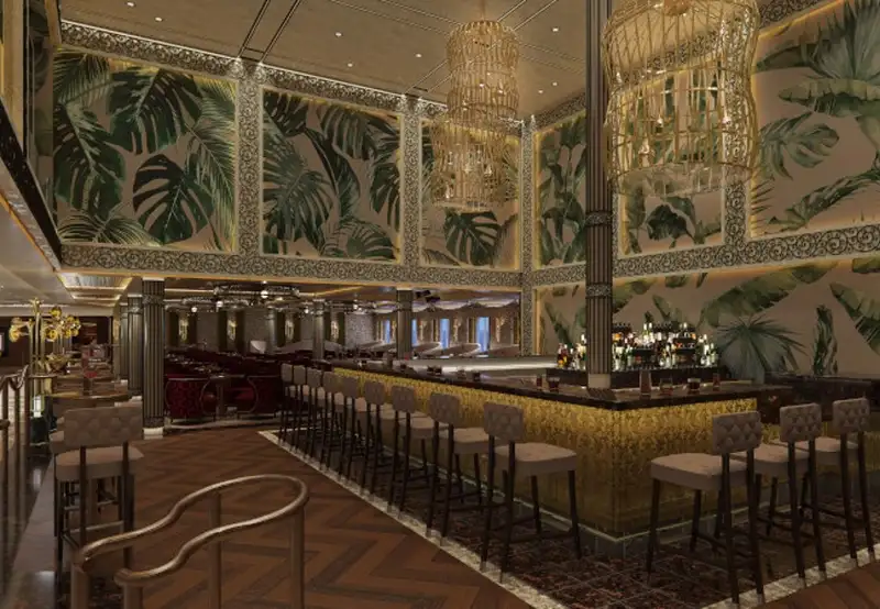 Brass Magnolia Bar