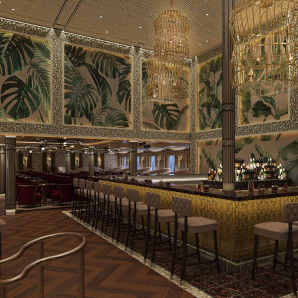 Brass Magnolia Bar