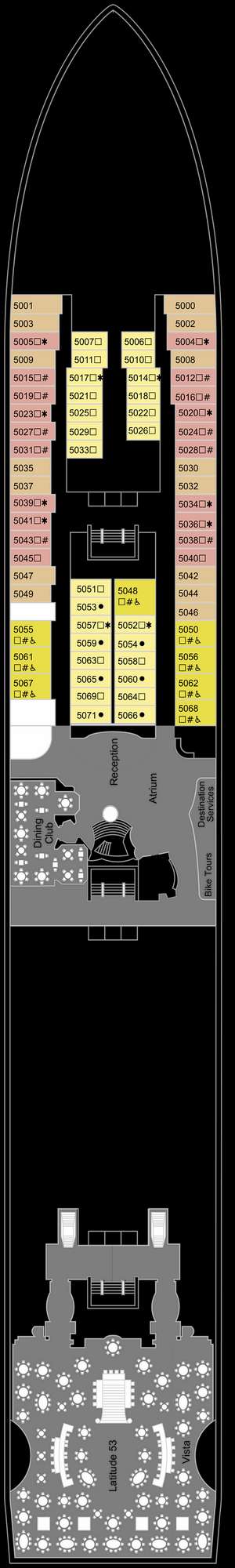 Deck plan for Marella Explorer 2