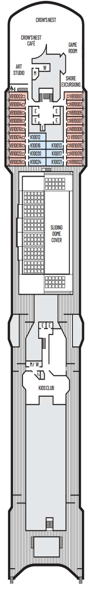 Deck plan for Westerdam