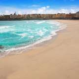 Riazor beach La Coruna Spain