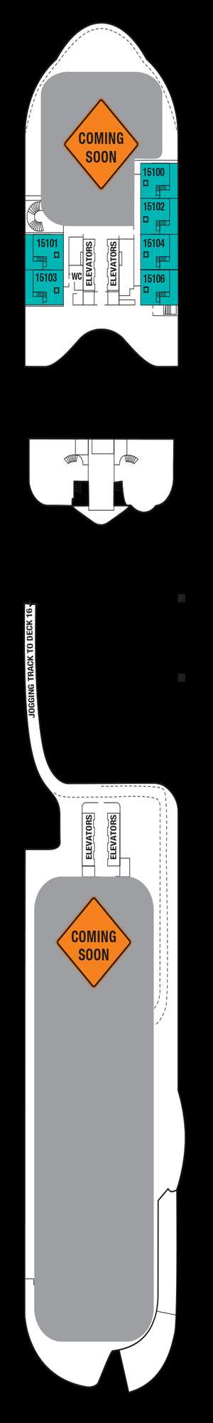 Deck plan for Celebrity Xcel